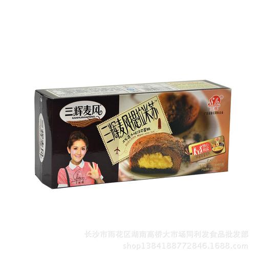 麦风提拉米苏注芯蛋糕150克盒装 6枚装 批发厂家 - 代理销售三